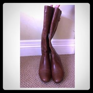 Knee high brow boots size 7.5-Intyce